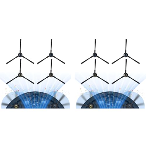 Verilux® 4PCS Side Brushes for ILife Robot Vacuum Cleaner V3s Max A7 A9 A9s A80Plus A10s L100 B5max X787 X800 Replenishment Kit Replacement Accessories Parts Anti-Tangle Cleaning Tools Verilux® 4PCS Side Brushes for ILife Robot Vacuum Cleaner V3s Max A7 A9 A9s A80Plus A10s L100 B5max X787 X800 Replenishment Kit Replacement Accessories Parts Anti-Tangle Cleaning Tools
